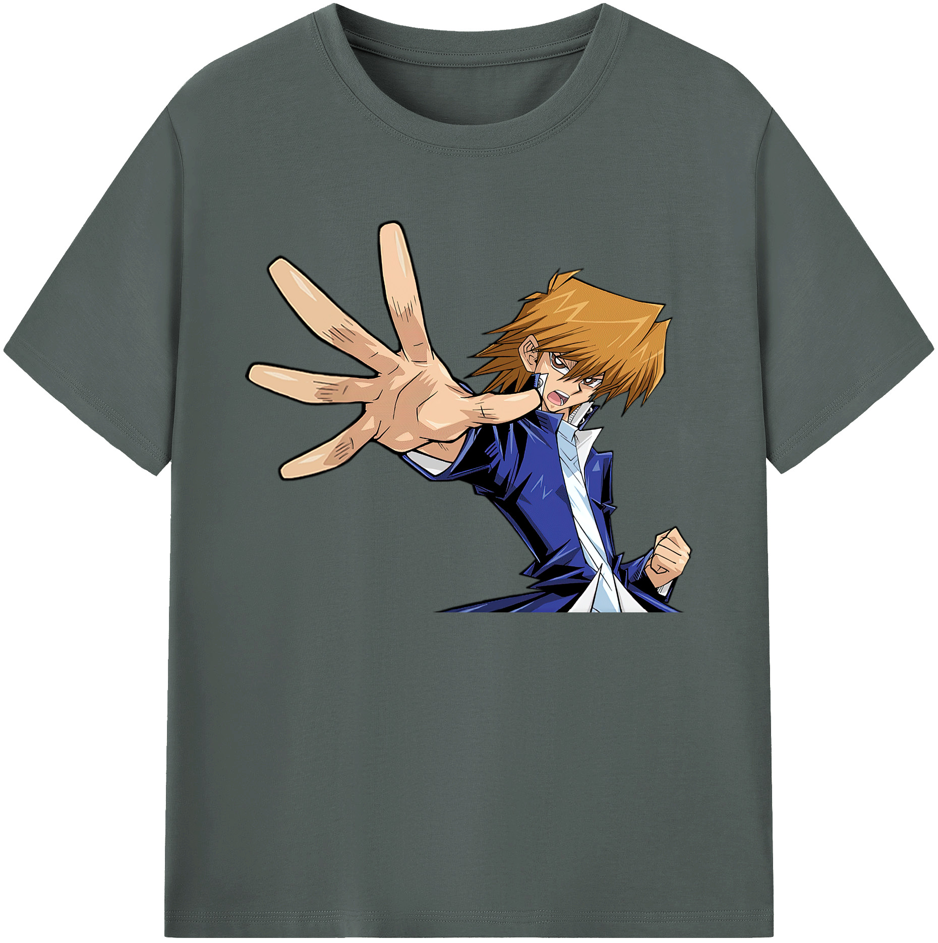 （画像用） 遊☆戯☆王 Yu-Gi-Oh! 綿100％ メンズ半袖Tシャツ｜肌触りやわらか＆通気性